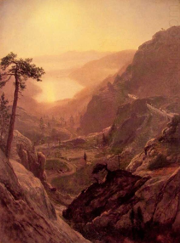 View of Donner Lake, California, Albert Bierstadt